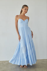 Donna Twist Front Maxi Dress