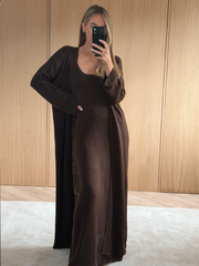 Dora Maxi Dress - Chocolate Brown