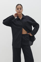 Emery Boxy Shirt - Black
