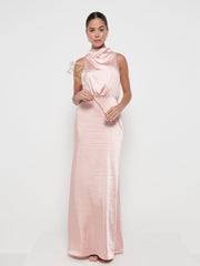 Farrah Maxi Bridesmaid Dress - Matte True Blush