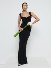 Jersey Bridesmaid Swatch - Black
