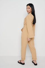 Hudson Jumpsuit- Camel