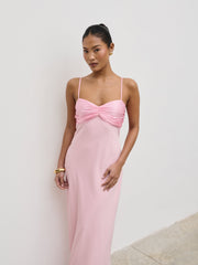 Joely Maxi Dress - Peony Pink
