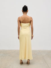 Joely Midaxi Dress - Lemon