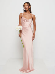 Keisha Maxi Bridesmaid Dress - Matte True Blush