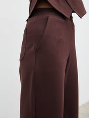 Marni Straight Leg Jersey Trousers - Brown