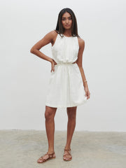 Melody Cut Out Mini Dress - Cream
