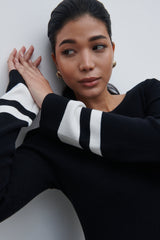 Milana Midaxi Knit Dress - Black