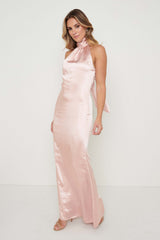 Odelle Maxi Bridesmaid Dress - Matte True Blush