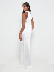 Odelle Maxi Bridesmaid Dress - Matte Ivory