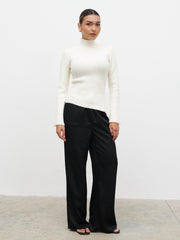 Odyssey A-Line Knit Jumper - Cream