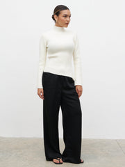 Odyssey A-Line Knit Jumper - Cream