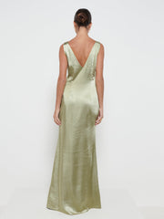 Piper Maxi Bridesmaid Dress - Matte Olive