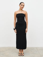 Reese Midaxi Knit Skirt - Black