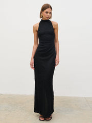 Rosalee Lace Maxi Dress - Black