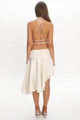 LIONESS Legacy Midi Skirt Ivory