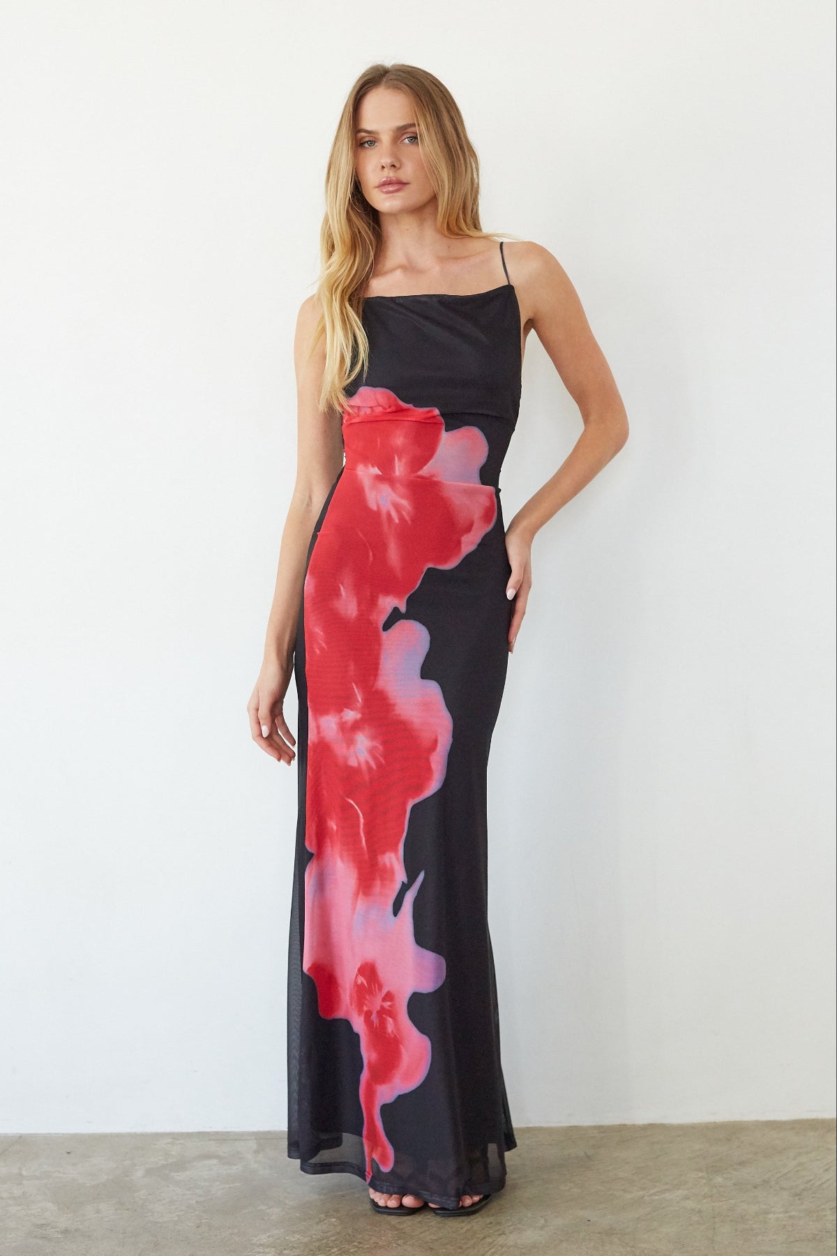 Twila Mesh Maxi Dress