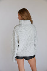 August Cable Knit Turtleneck Sweater