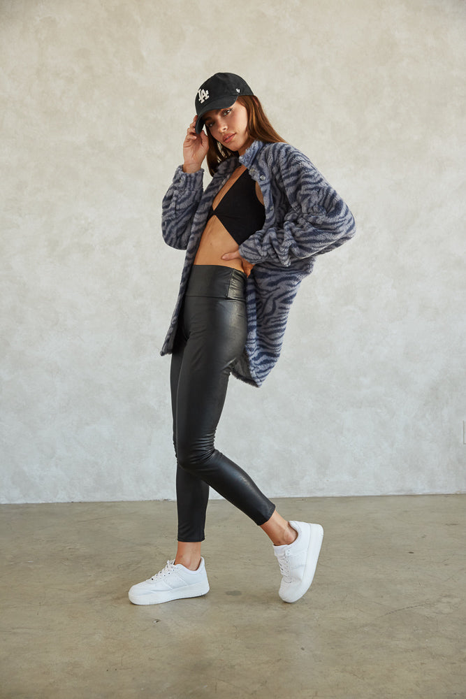 Edna Faux Leather Leggings