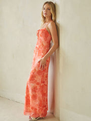 Chelley Keyhole Maxi Dress