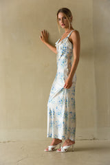 Cordelia Ruffle Floral Maxi Dress