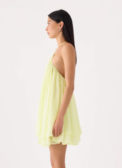 Alicelle Halter Mini Dress - Yellow