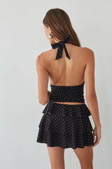 Gracie Polka Dot Halter Top