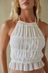 Kehlani Ruched Halter Top