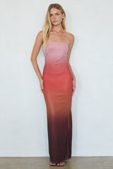 Treasure Ombre Mesh Maxi Dress